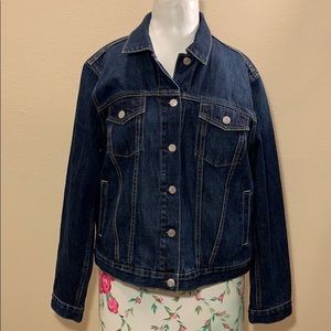 NWOT Classic Gap Dark Denim Jean Jacket XL